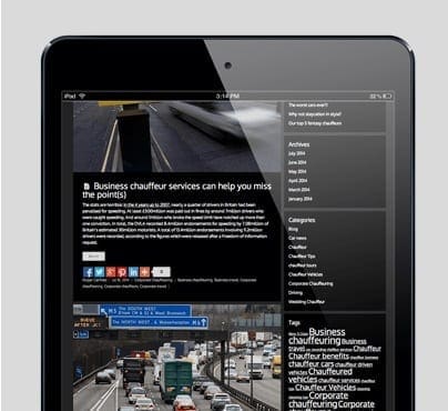 5 - field chauffeur services Field chauffeur services web design