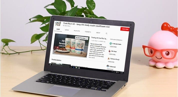 Caulirice desktop view