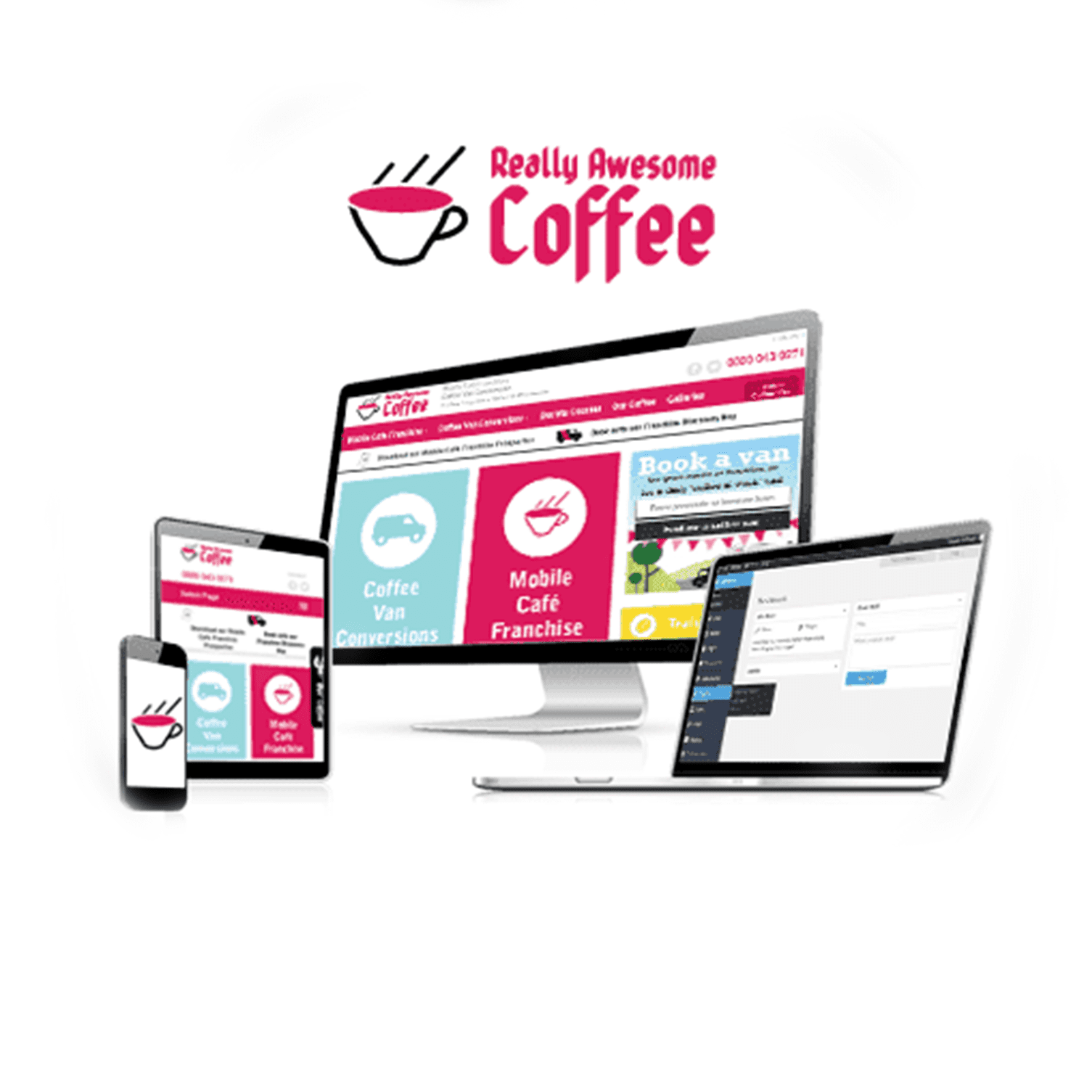 Profile mockup really awesome coffee - really awesome coffee