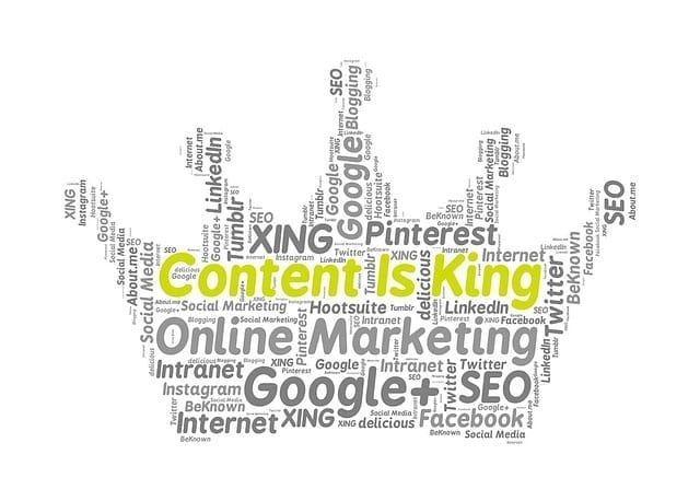 Online marketing google facebook content is king