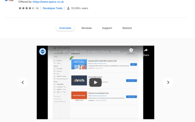 The Essential SEO Toolkit V2 – a Google Chrome Extension (SEO Analysis Tool) from Opace