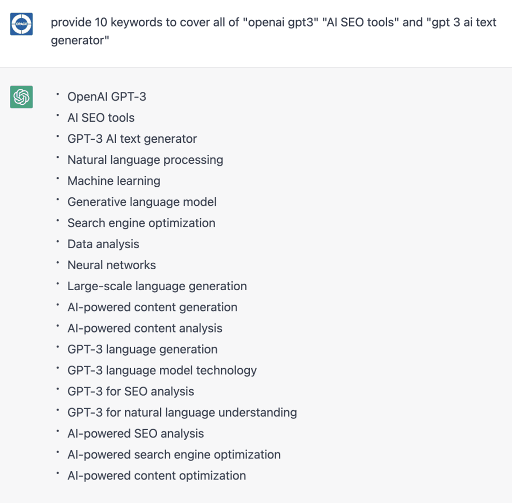 Ai keyword research using chatgpt