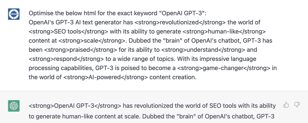 Revise the article for 'openai gpt-3"