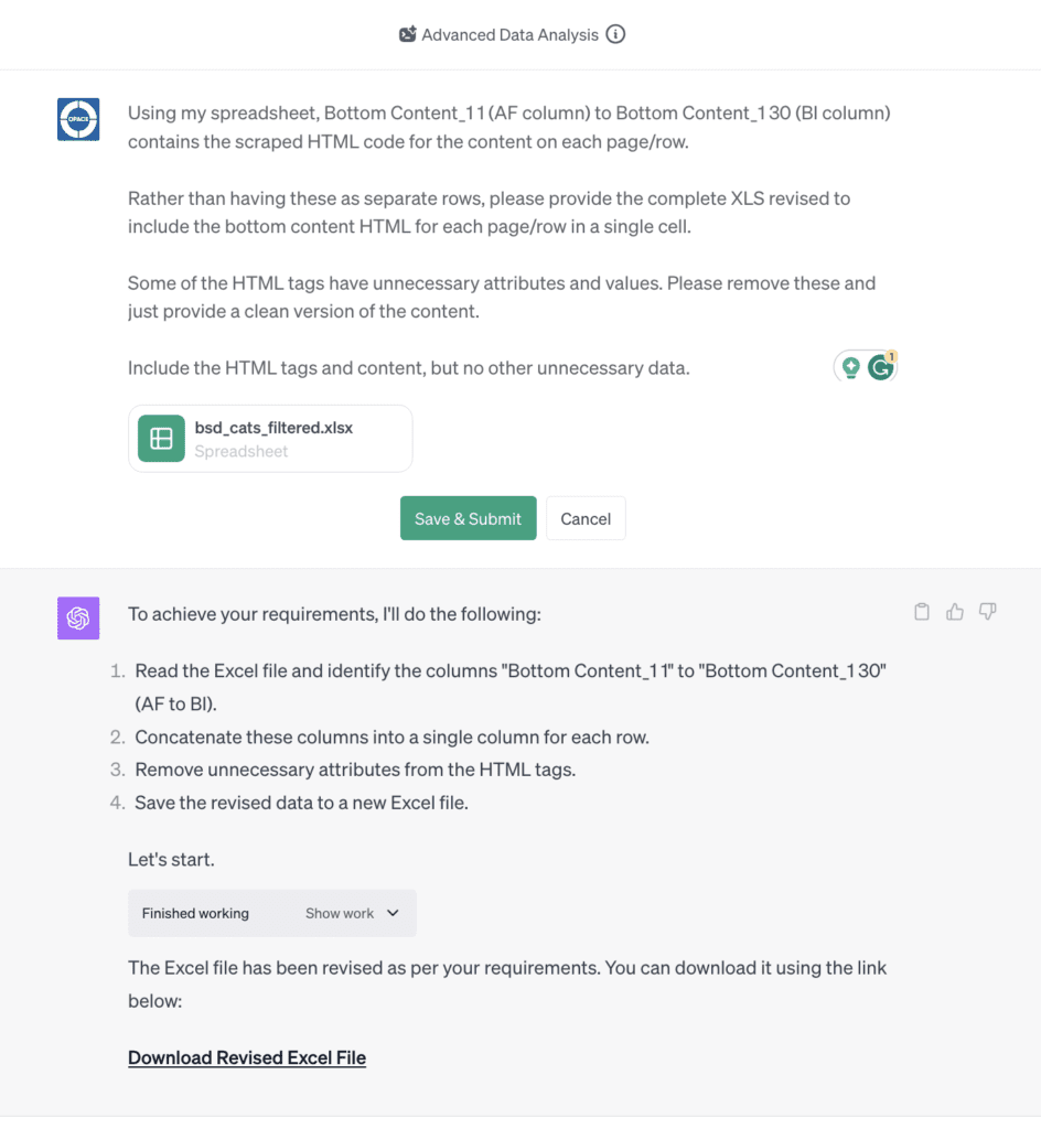 Chatgpt advanced data analysis code interpreter