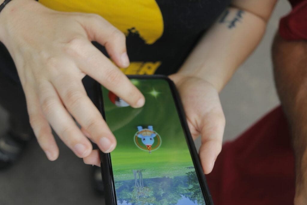 Popular ar app pokemon go uses iui and ar