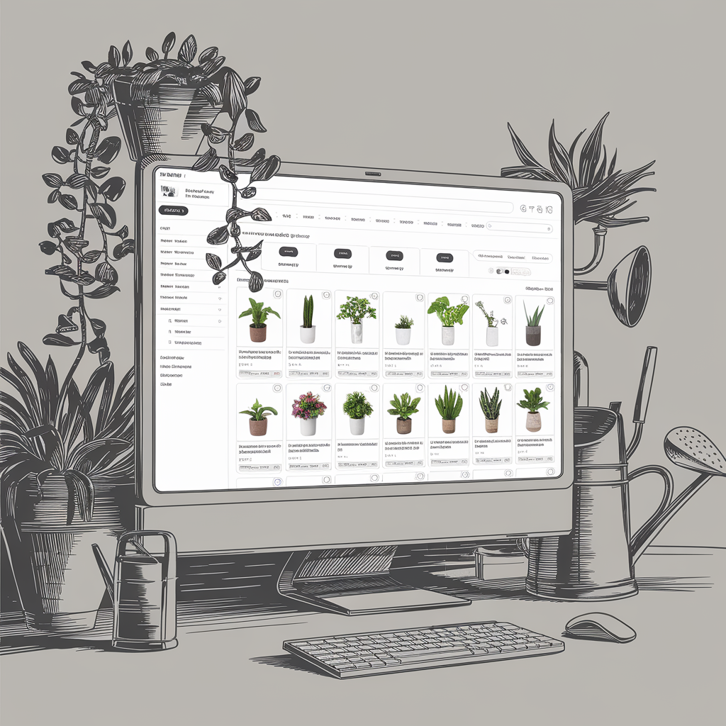 home and garden web design sector