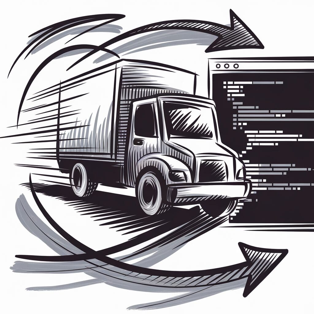 logistics and transportation web design sector