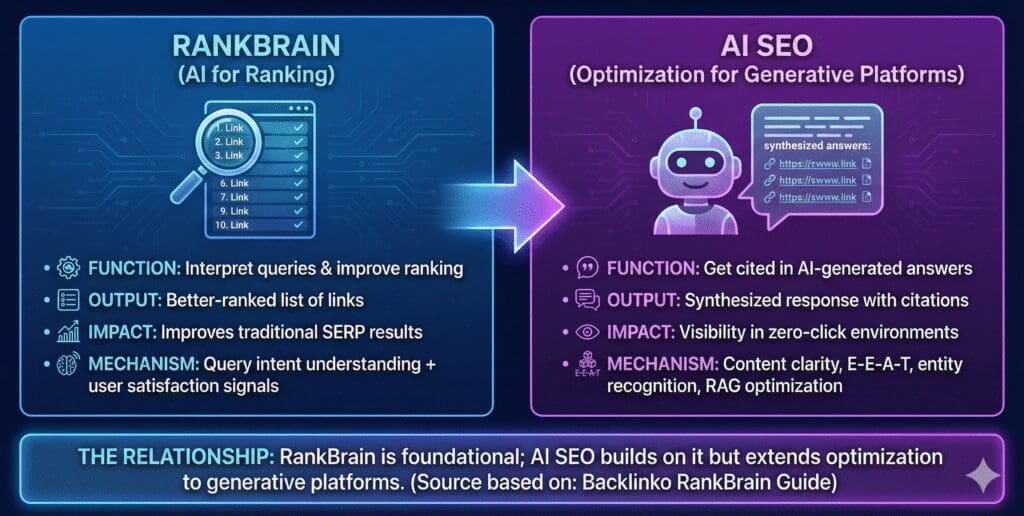 Ai search engine algorithms vs ai seo - from seo to geo: the ultimate ai seo guide (ai mode, ai overviews, rag, aio, aeo & llm seo) Ai search engine algorithms vs ai seo